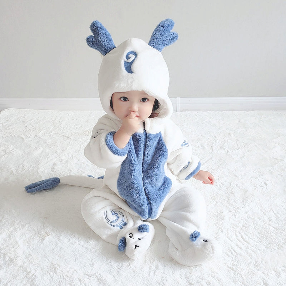 CuddleCub™ – Animal Ear Baby Jumpsuit for Autumn - enhanced image 3