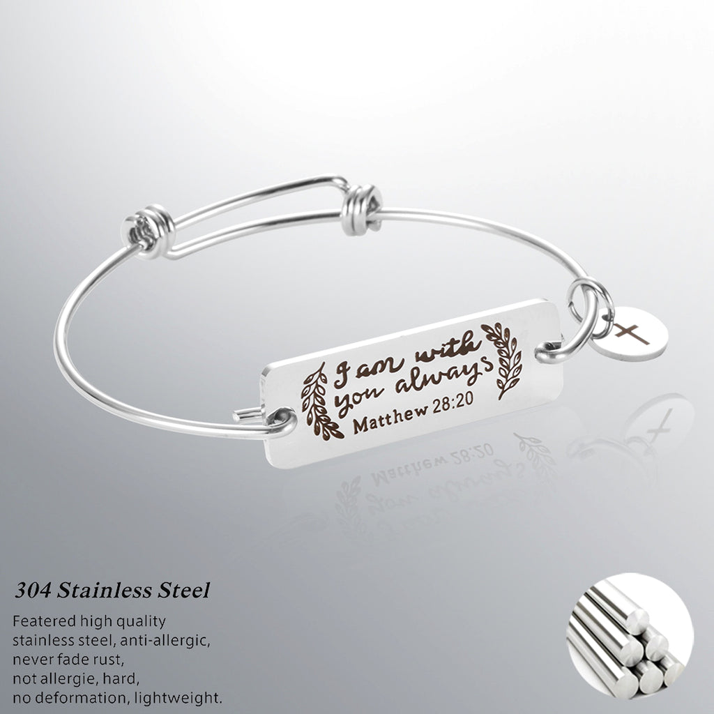 Personalized Engraved Stainless Steel Bracelet – A Timeless Keepsake! - enhanced image 3