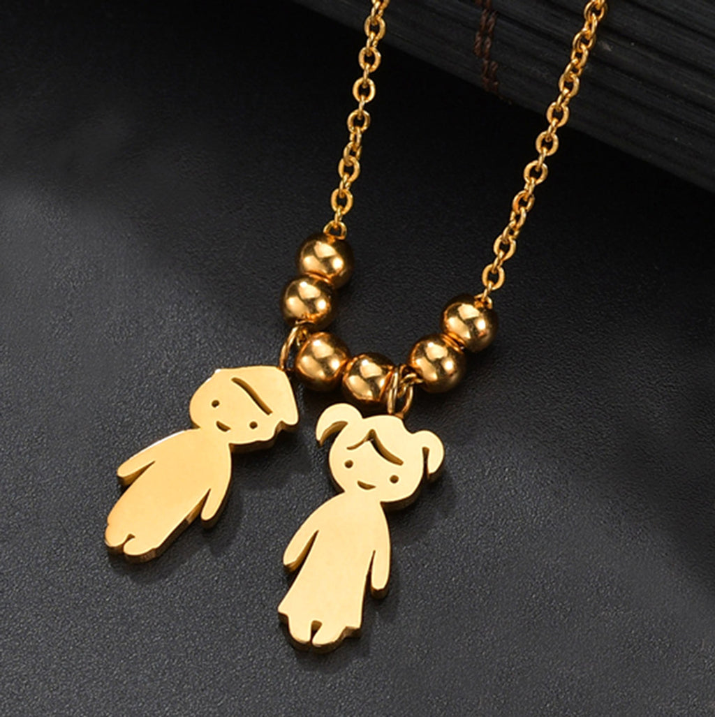 Diy Ornaments Boys And Girls Free Combination Necklace - enhanced image 3