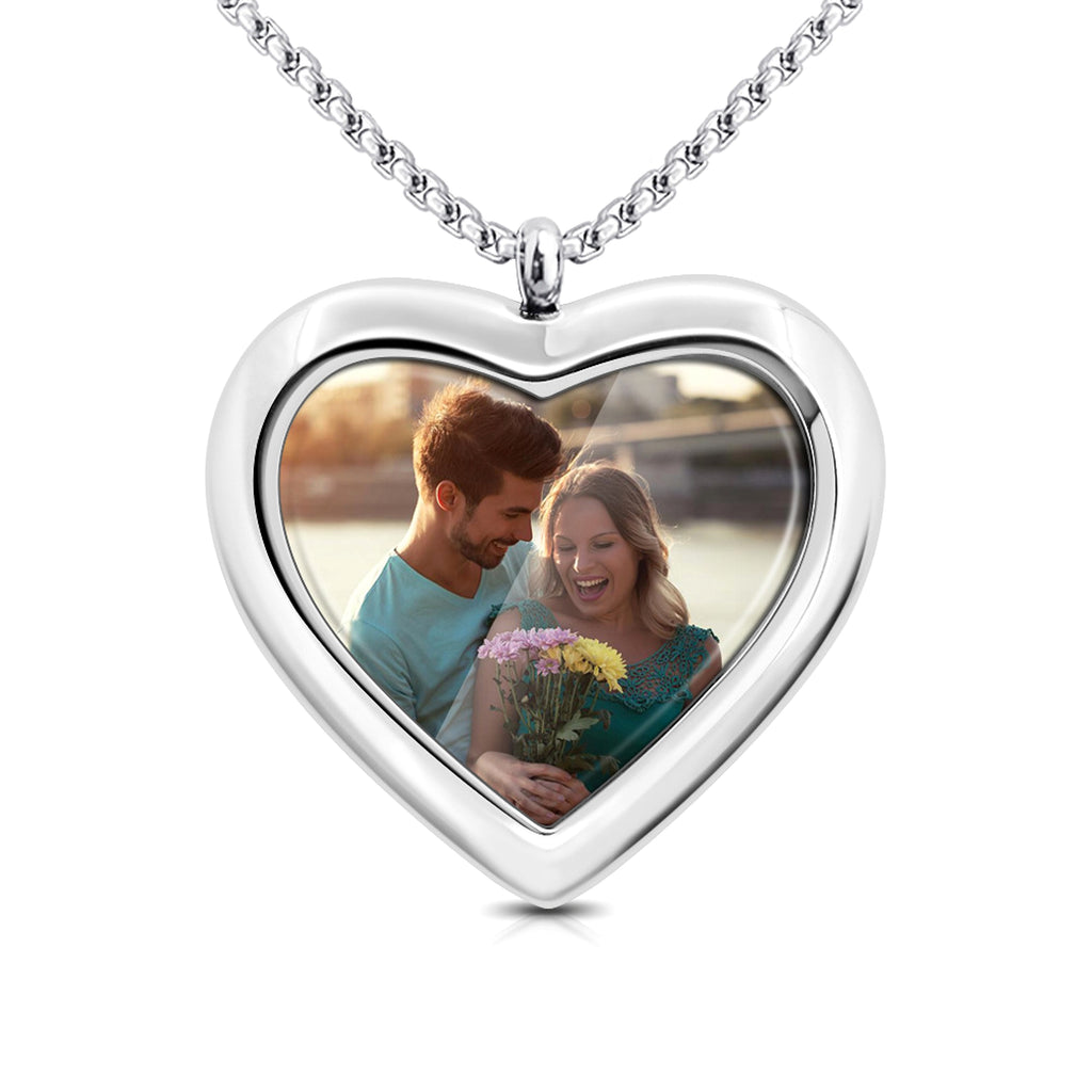 DIY Private Custom Memory Photo Frame Necklace - enhanced image 3