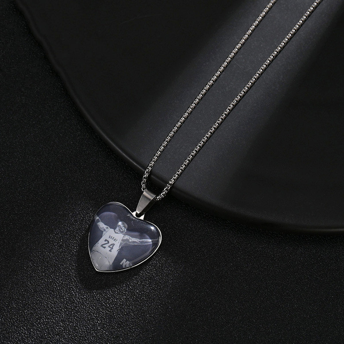 DIY Stainless Steel Love Photo Necklace - enhanced image 3