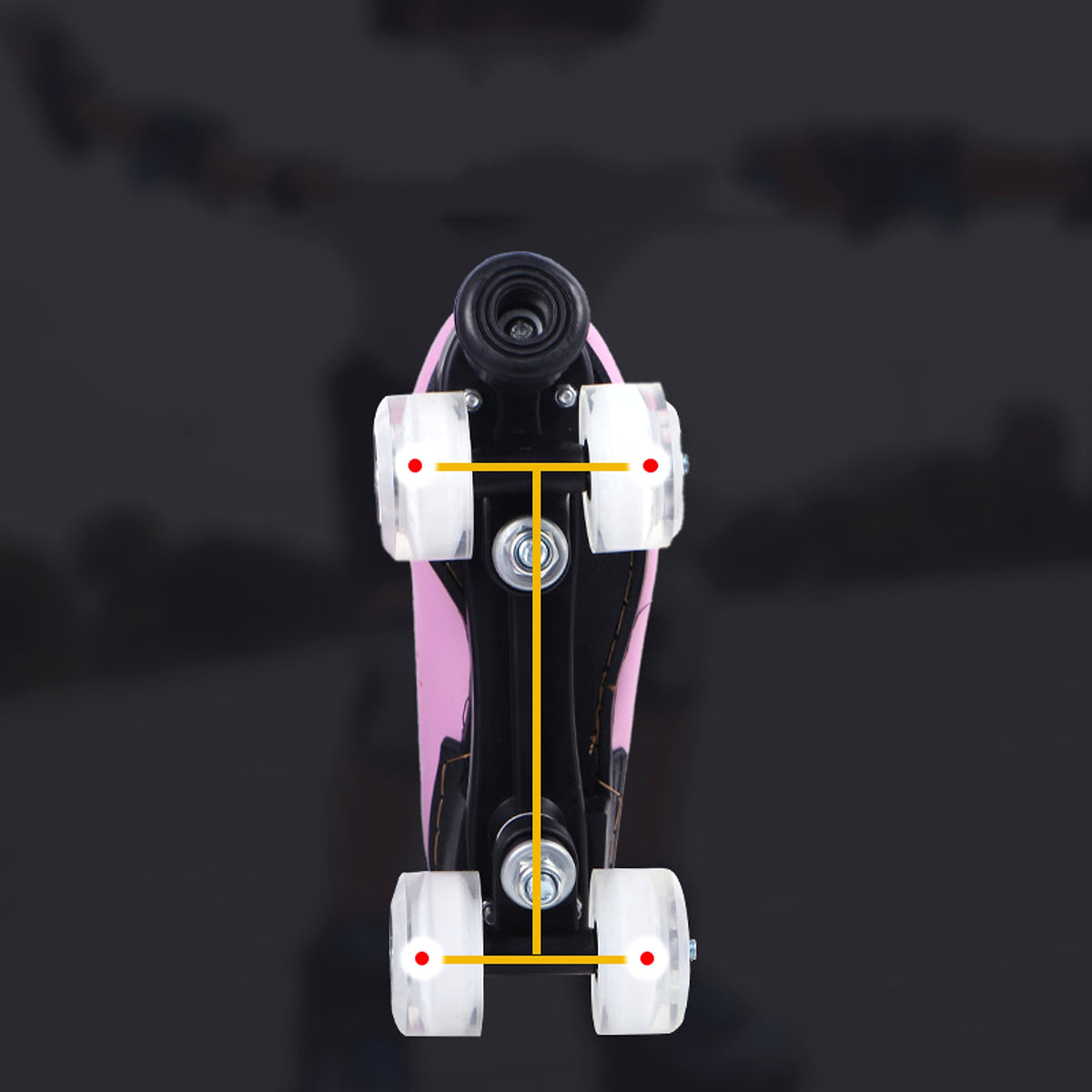 Double Row Roller Skates Adult Roller Skates Four Roller Skating Flash Skates - enhanced image 3