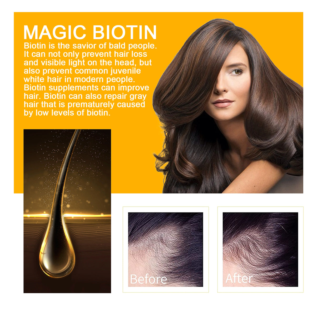 ELLHOE™ Biotin Hair Growth Spray – Strength Starts at the Root - enhanced image 3