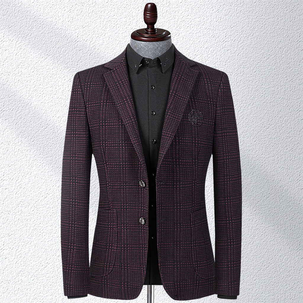 Embroidered Luxe™ Men's Suit – Bold Design for Fashion-Conscious Men - enhanced image 3