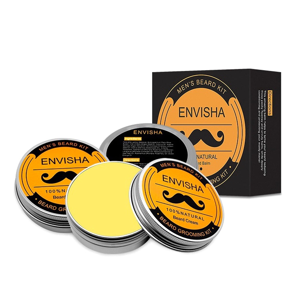 ENVISHA™ – 6-Piece Beard Grooming Kit for Men - enhanced image 3