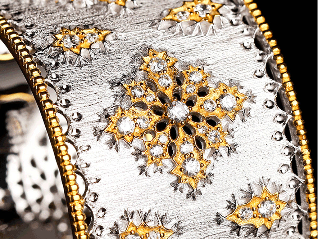 European And American Retro Classic Snowflake Bracelet - enhanced image 3
