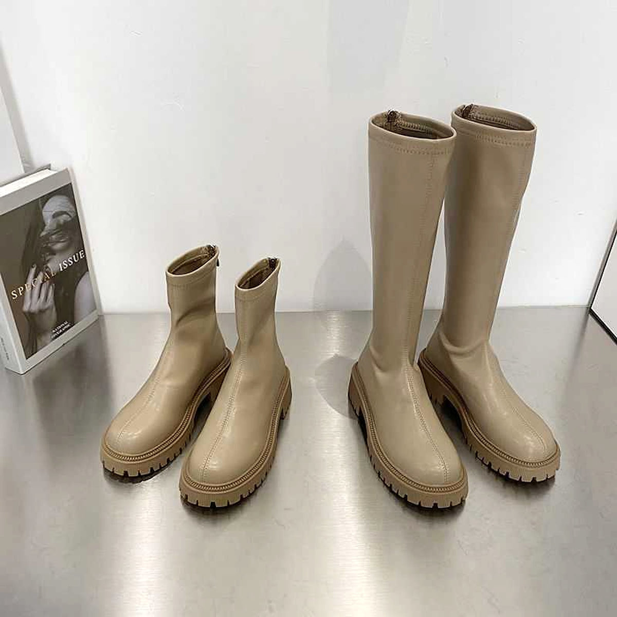 Warm Thick Soled  Boots Women - enhanced image 3