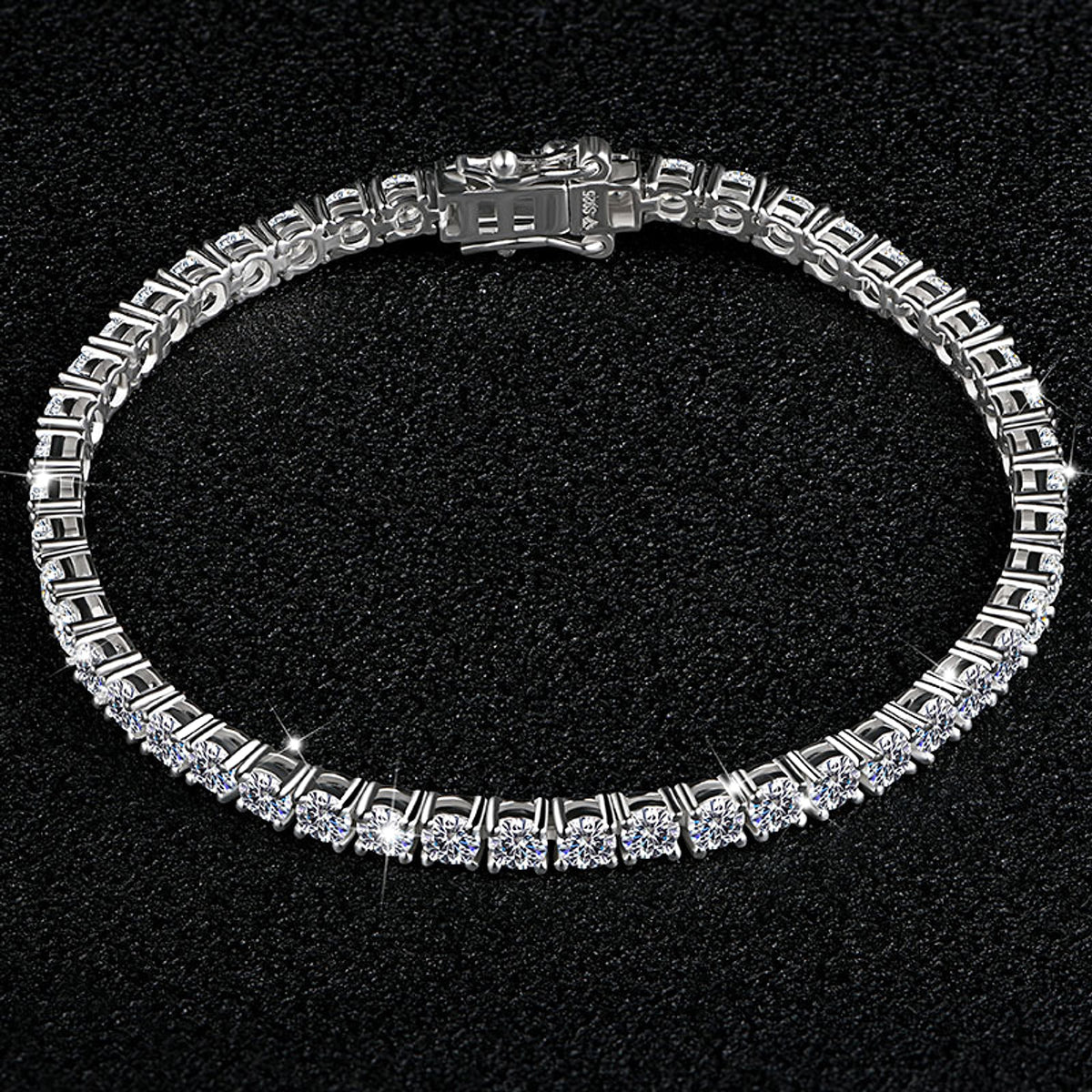 Fashionable Mozang Diamond Bracelet Female - enhanced image 3