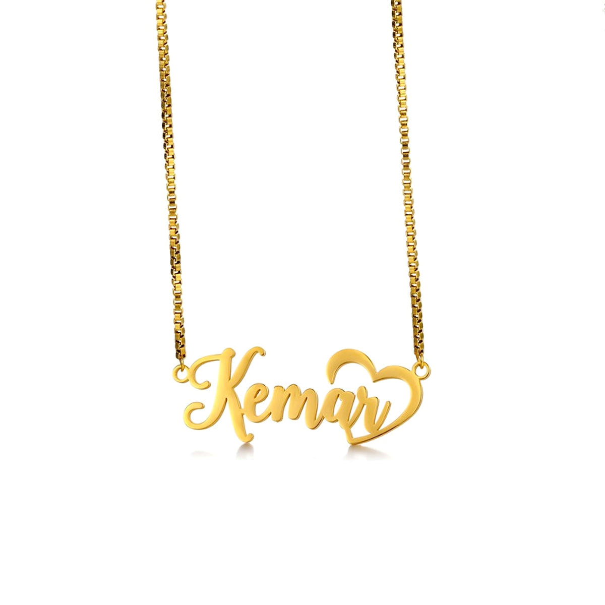 Fashionable Stainless Steel Simple English Name Clavicle Private Necklace - enhanced image 3