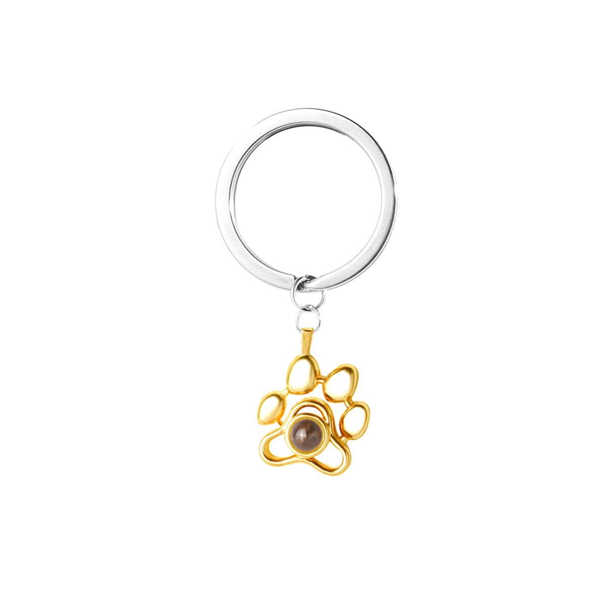 Personalized Footprint Projection Keychain - enhanced image 3