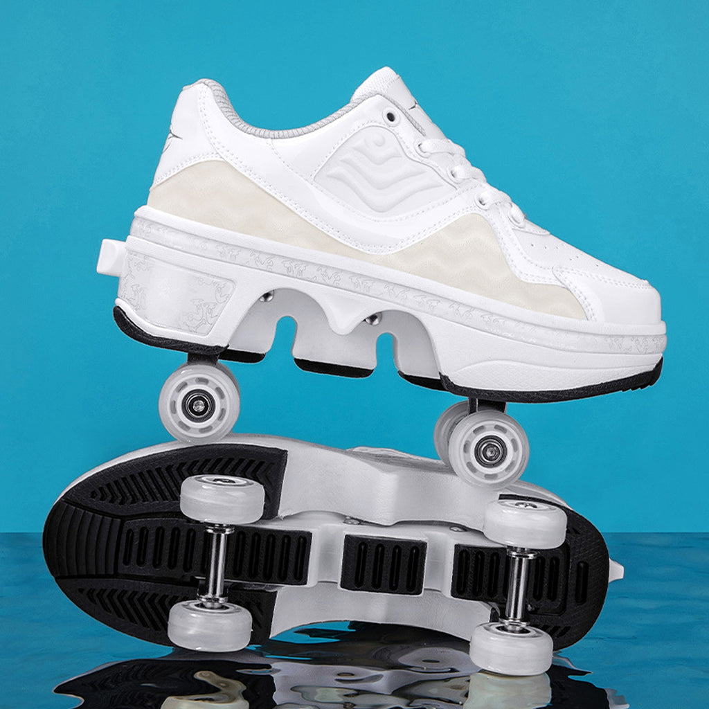 Four-wheel Rollerskate Children's Student Version 6-15 Years Old Roller Skating Sneakers - enhanced image 3