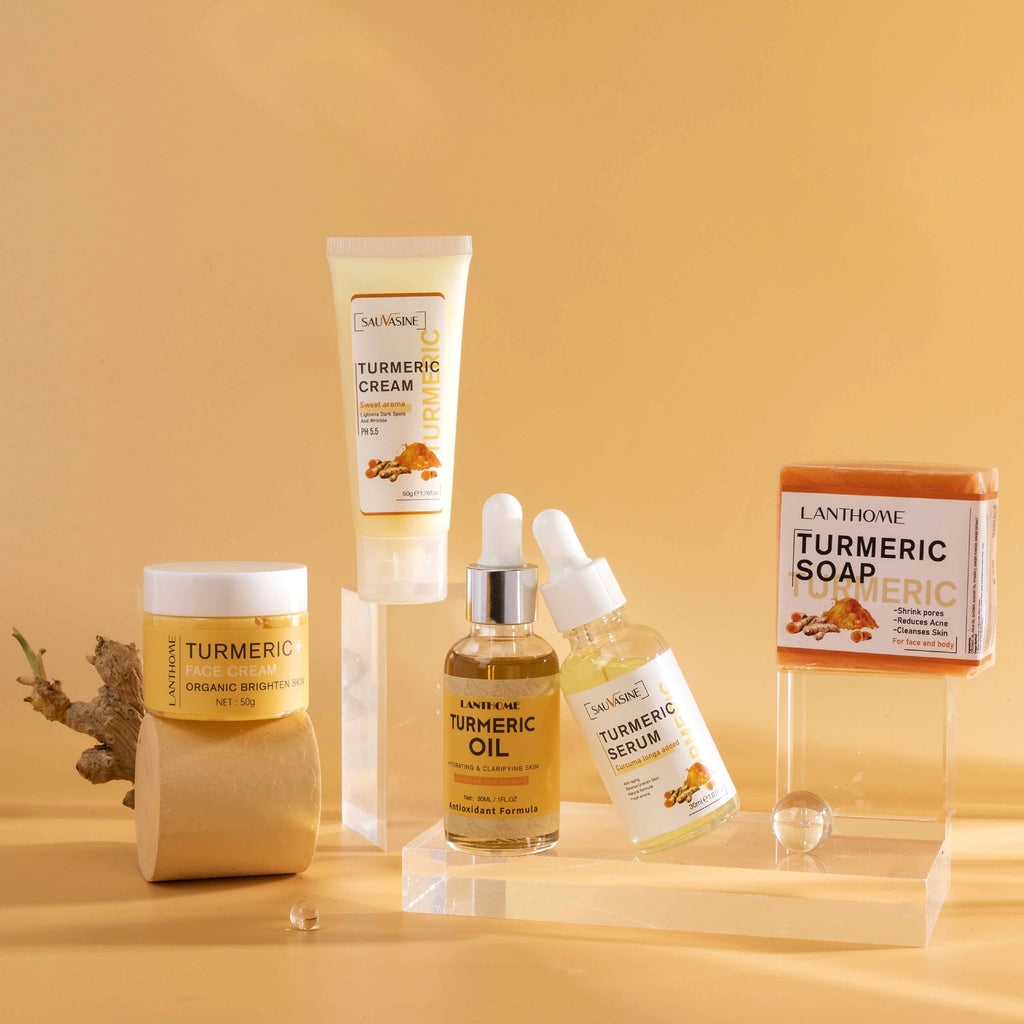 GlowRoot™ – 5-Piece Turmeric Skincare Kit for Radiant Skin - enhanced image 3