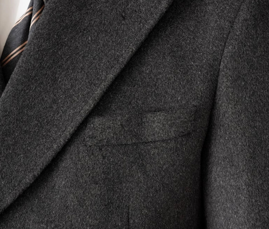 HauteWool™ – Double-Breasted Wool Coat (25% Wool Blend) - enhanced image 3
