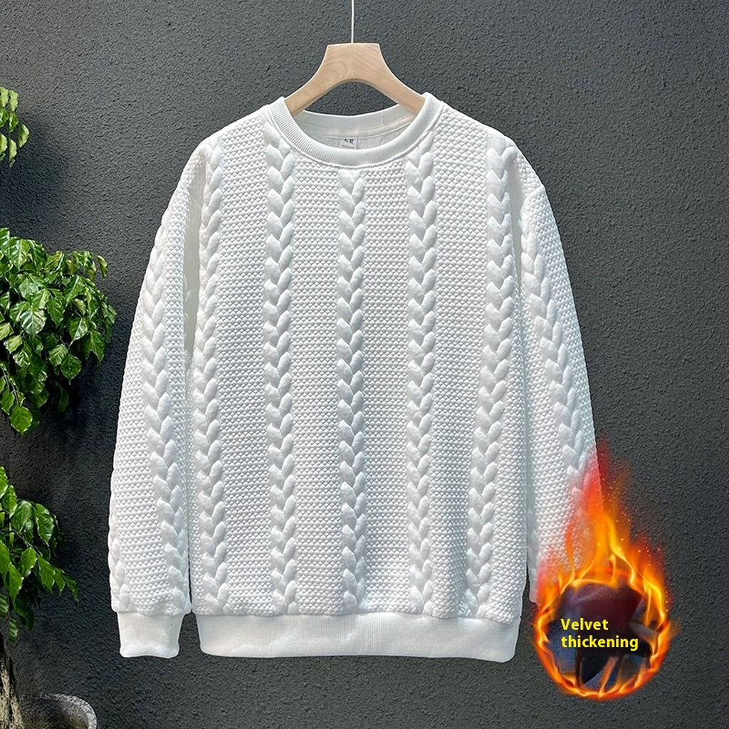 High Sense Internet Hot Fashion Brand Brushed Hoody Men - enhanced image 3