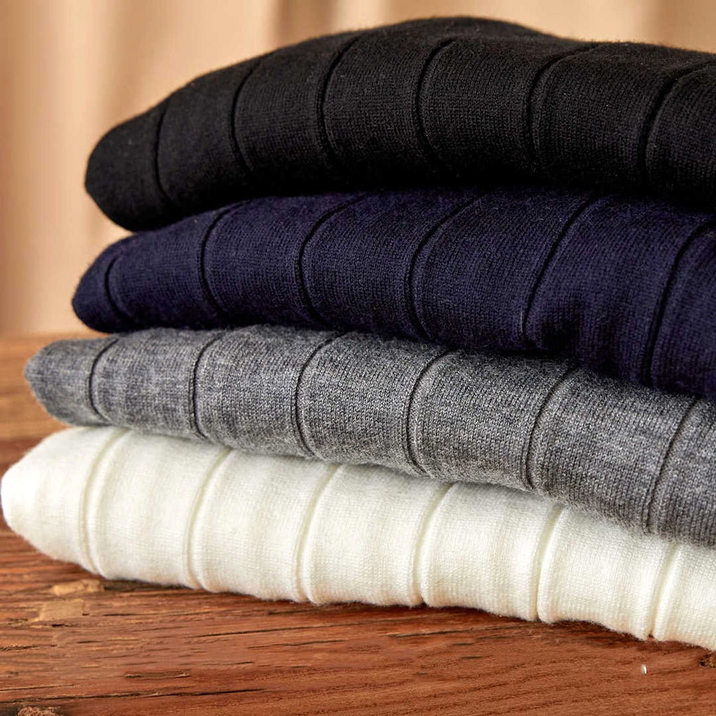 Italian Long Sleeve Mock Neck Sweater Trendy Men - enhanced image 3