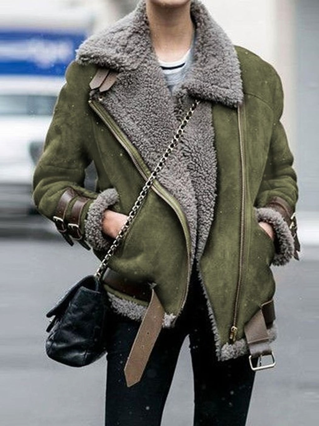 FrostBelle™ – Women's Thick Plush Winter Overcoat (S–5XL) - enhanced image 3