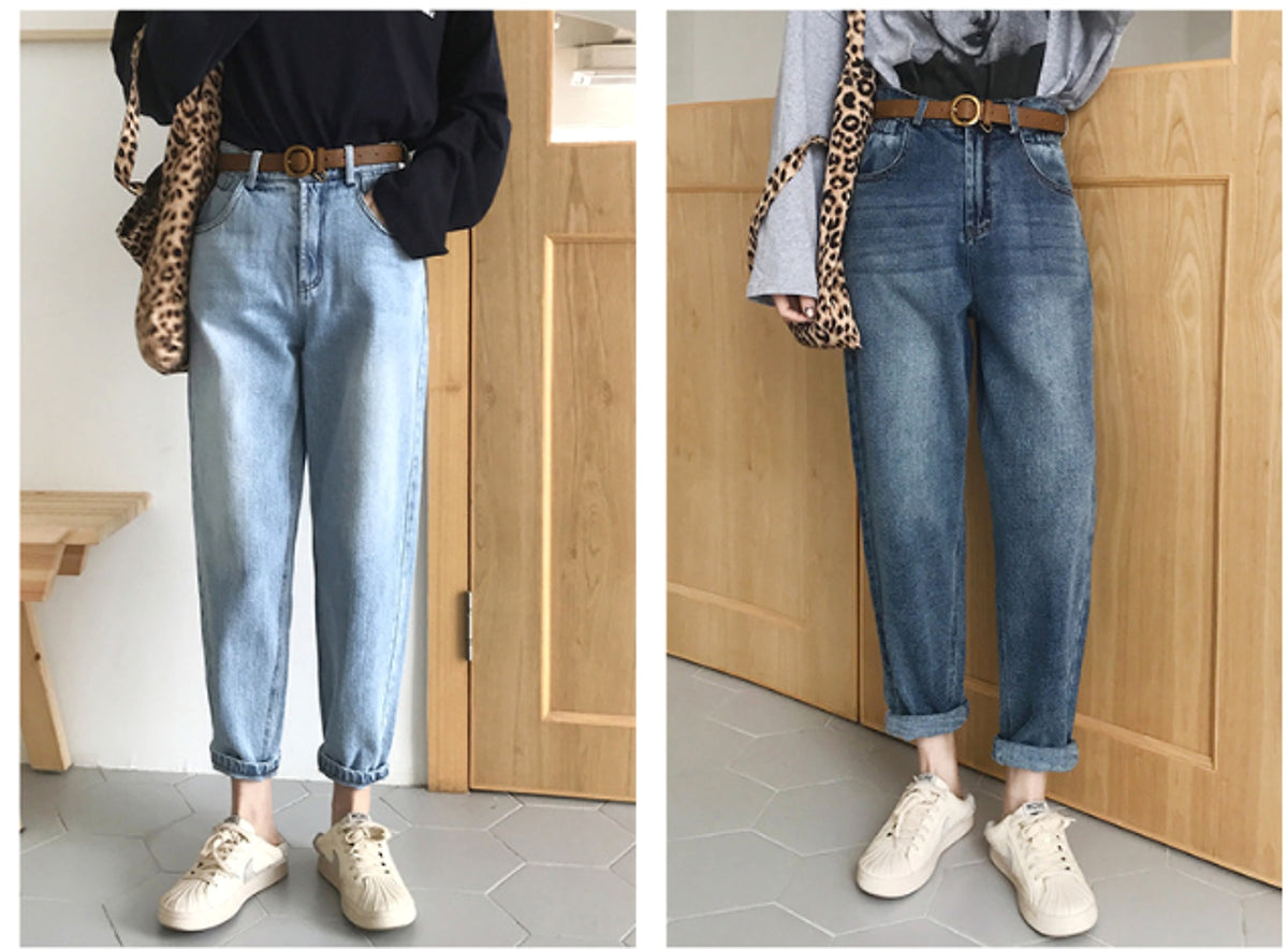 Jeans Women Loose Jean Pants Retro - enhanced image 3