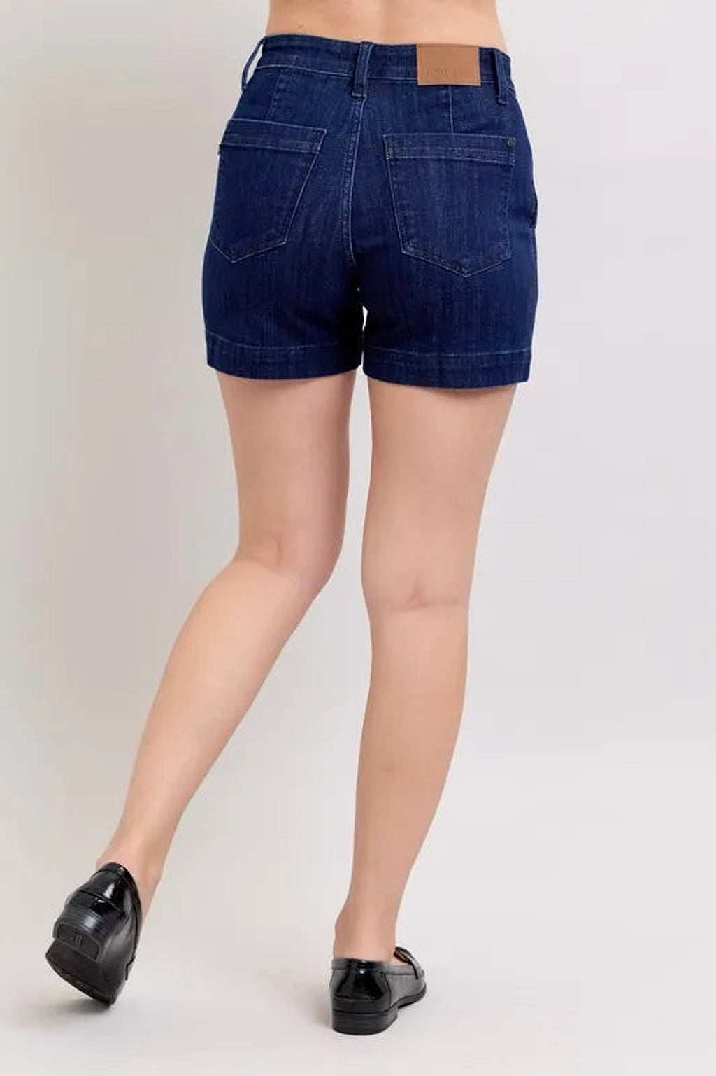 Judy Blue Full Size High Waist Denim Shorts Plus Size - enhanced image 3