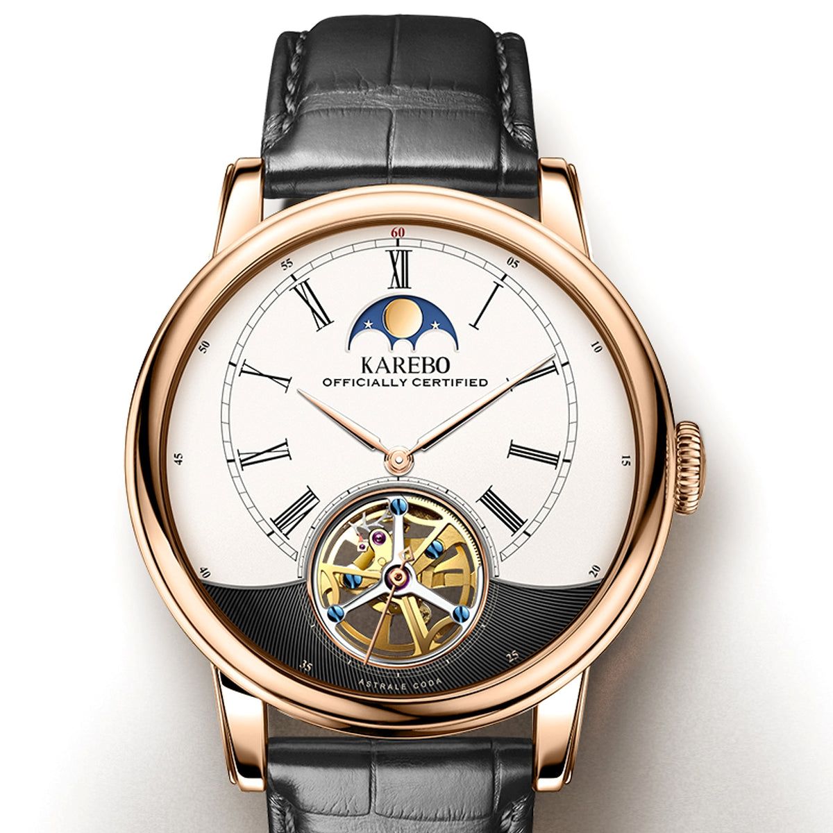 KAREBO - Men's automatic mechanical watch - enhanced image 3