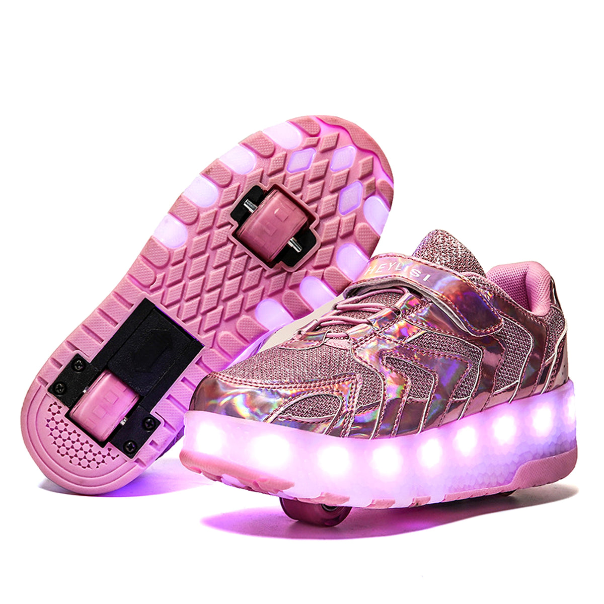 Kids Roller Shoes Boys Girls Sneakers Skateboard Shoes Boys - enhanced image 3
