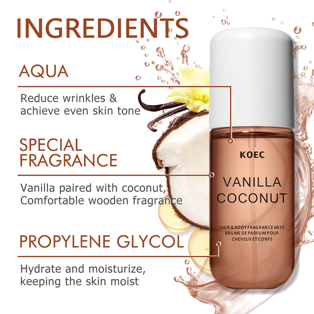 KOEC™ Vanilla Hair & Body Spray for Men – Smooth. Warm. Masculine. - enhanced image 3