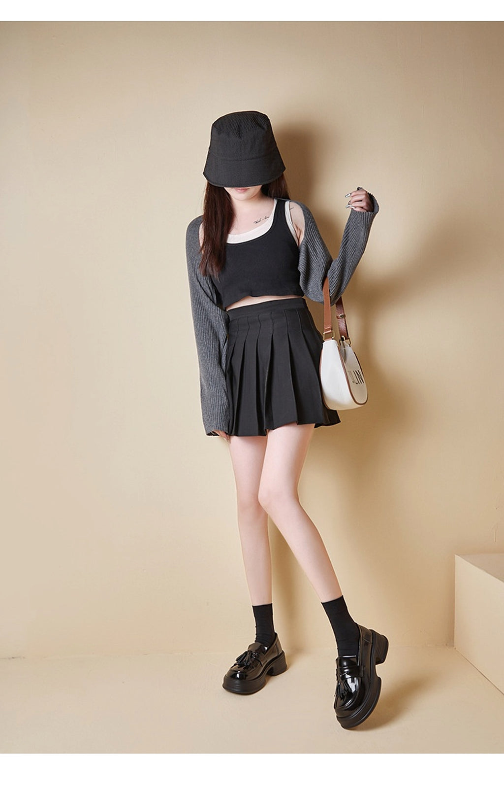 Ladies Tassel Japanese Leisure Small Leather Shoes Women - enhanced image 3