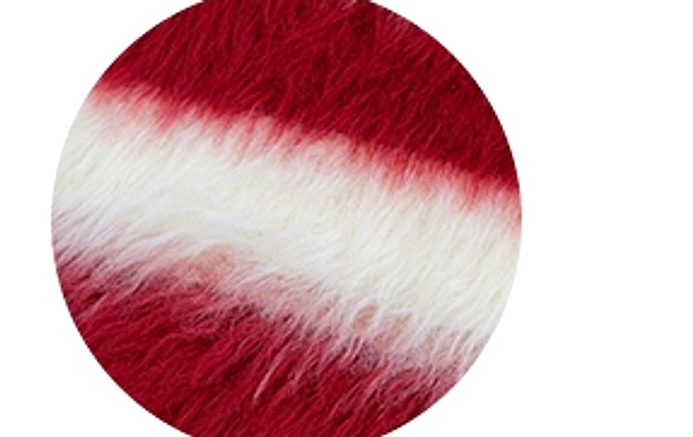 Lady In A Thick Red Sweater With Stripes - enhanced image 3