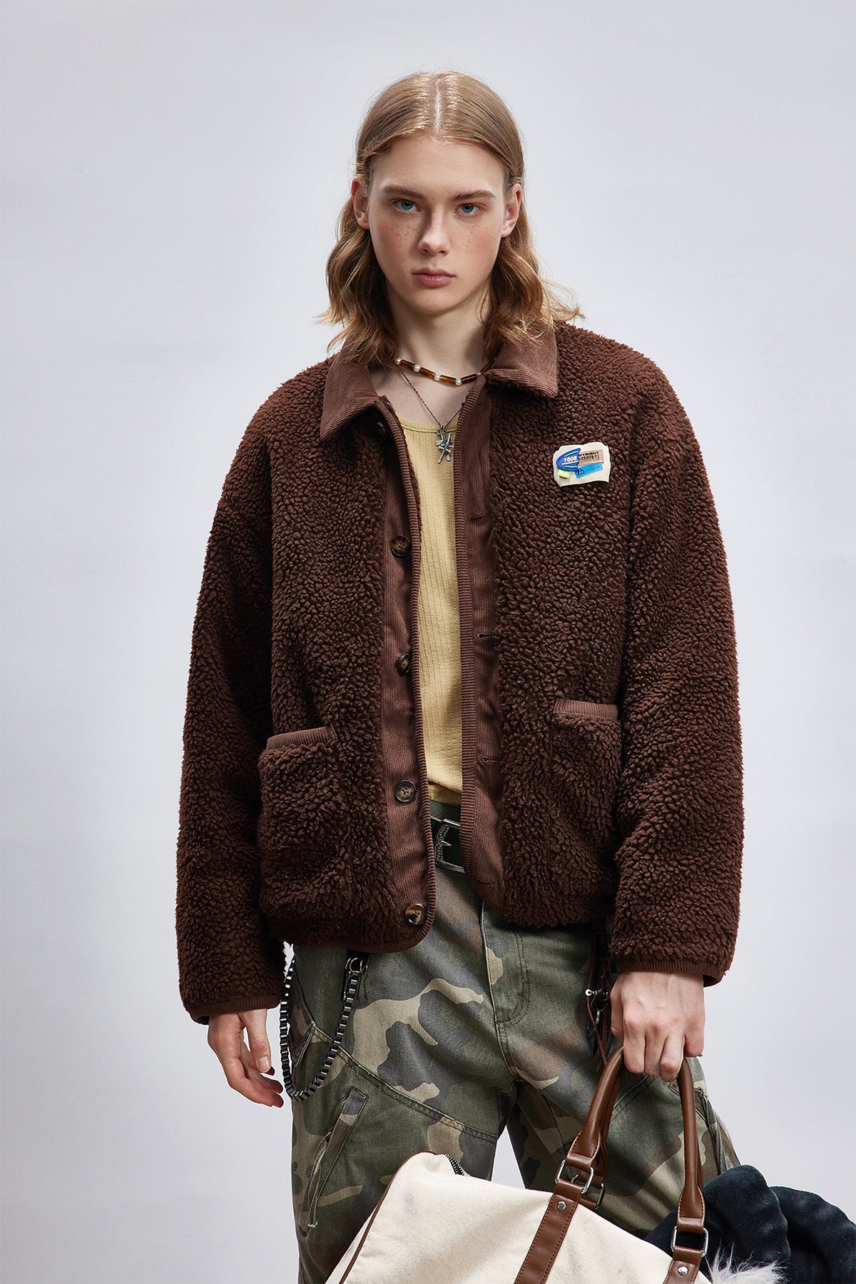 Lamb Wool Cotton Coat Thick Warm - enhanced image 3