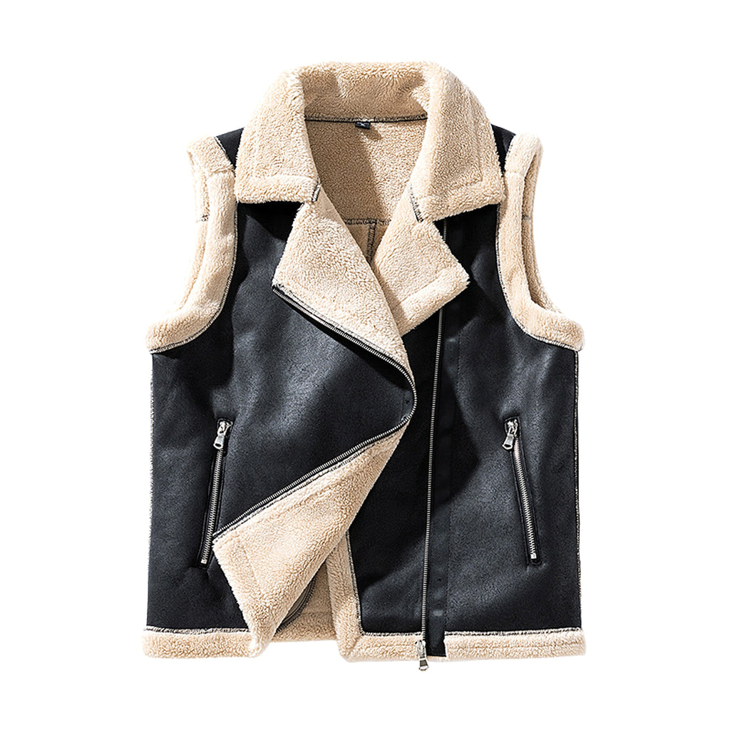 Lambswool Vest Coat Men's Jacket - enhanced image 3