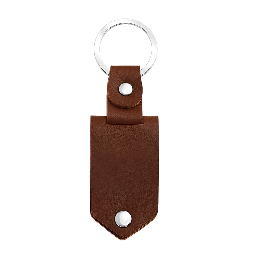 Personalized Leather Photo Frame Key Ring – Stylish & Functional Gift - enhanced image 3