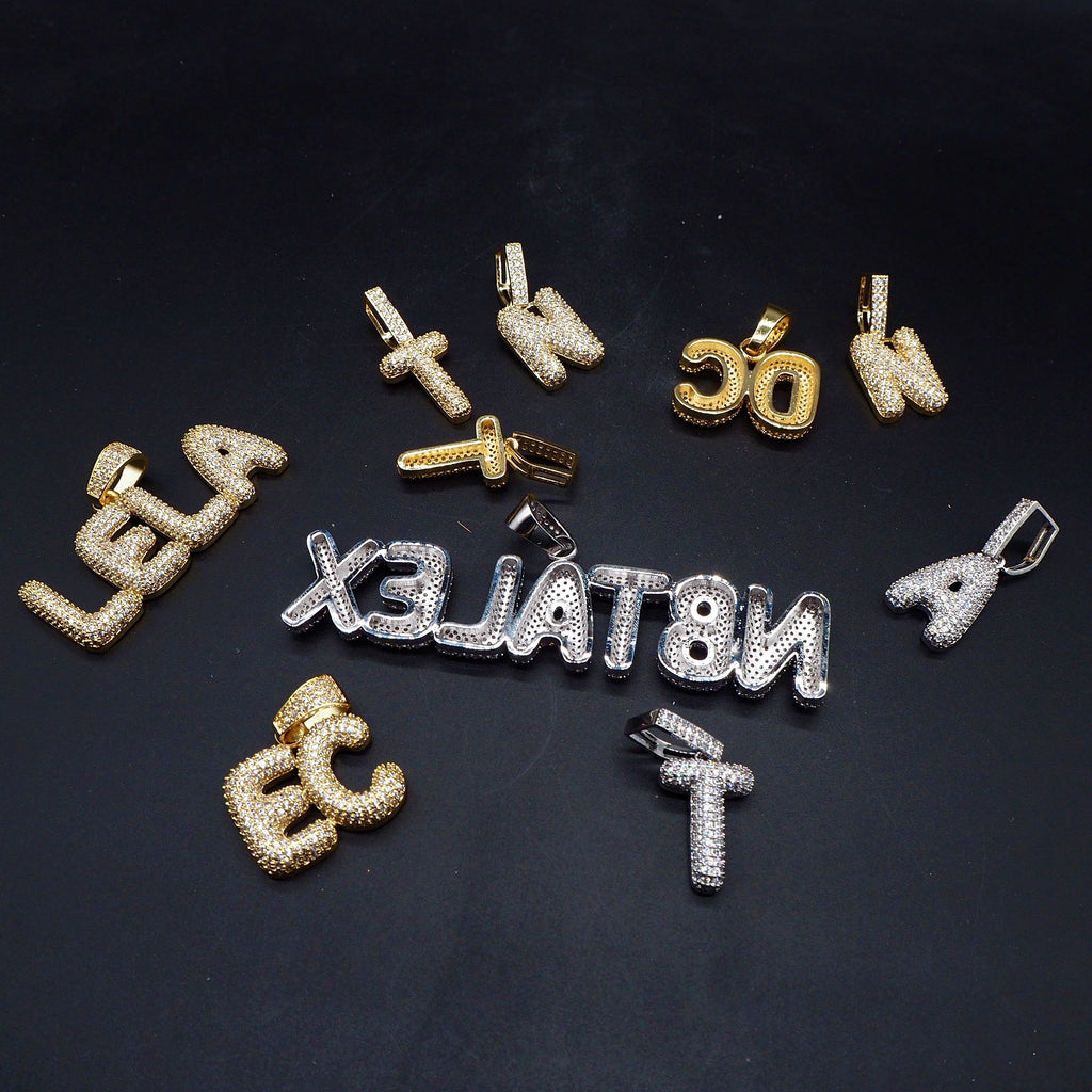 Personalized Letter Pendant Necklace – Minimalist Gold & Silver Initial Jewelry - enhanced image 3