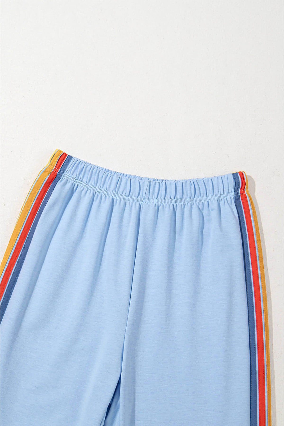 Light Blue Counting Rainbows High Waist Sweatpants - enhanced image 3