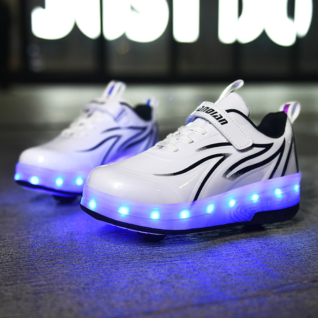 Light Charging Pulley Shoes Single And Double Wheels - enhanced image 3