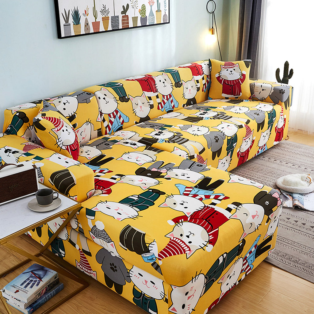 LineaFlex™ – Modern Graphic Stretch Sofa Cover - enhanced image 3