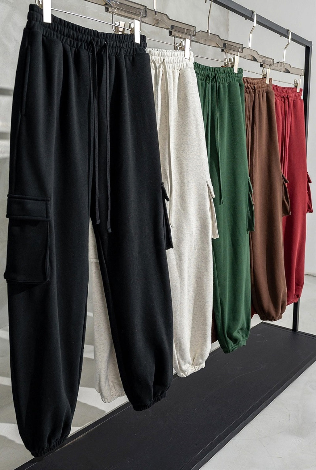 Loose Velvet Pants Casual Drawstring Pants (Jeans) Men & Women - enhanced image 3