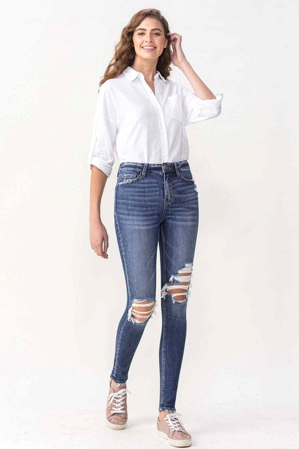 Lovervet Hayden Full Size High Rise Skinny - enhanced image 3