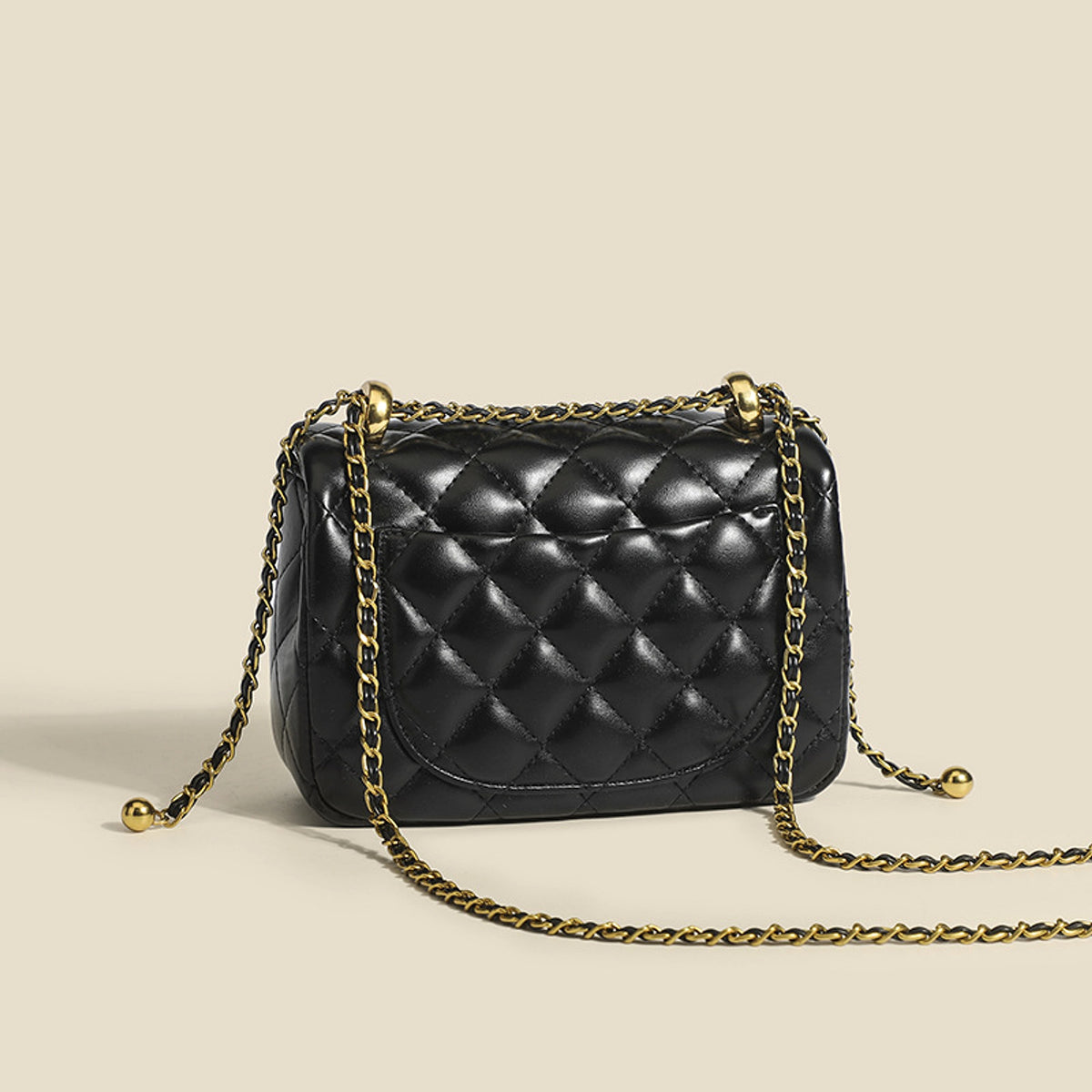 LumièreMini™ – Quilted Soft Chain Crossbody Bag - enhanced image 3