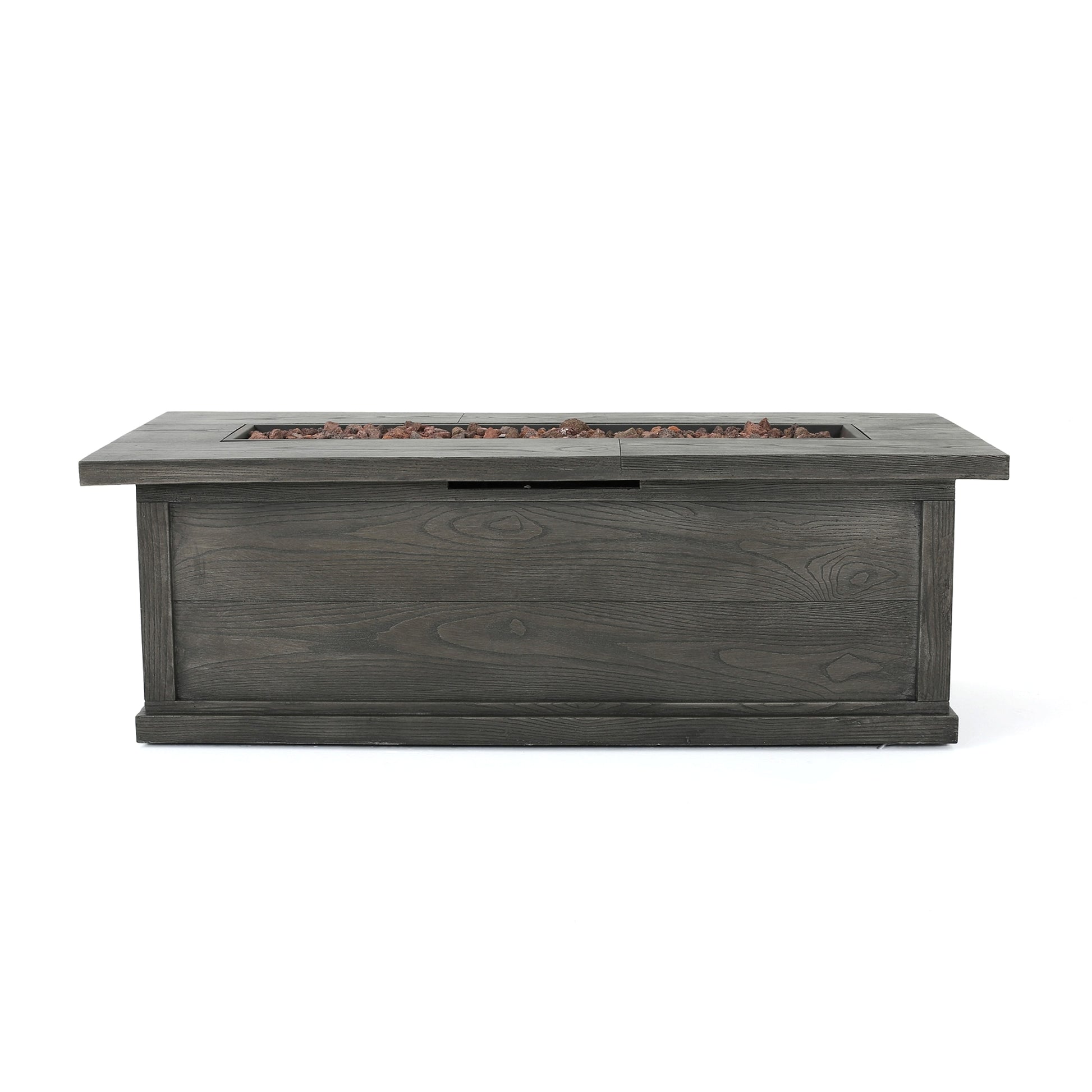 LuneluX_Home – Outdoor LuxeFire Table (Grey Finish, 50K Flame) - enhanced image 3