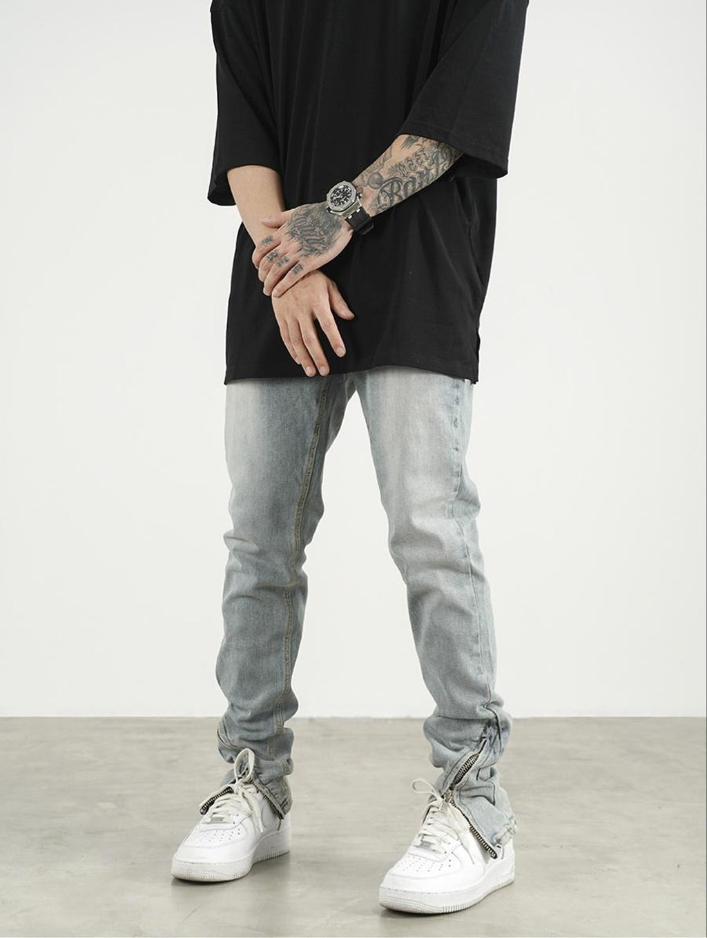 EdgeSplit™ – High Street Slim Jeans with Zipper Hem - enhanced image 3