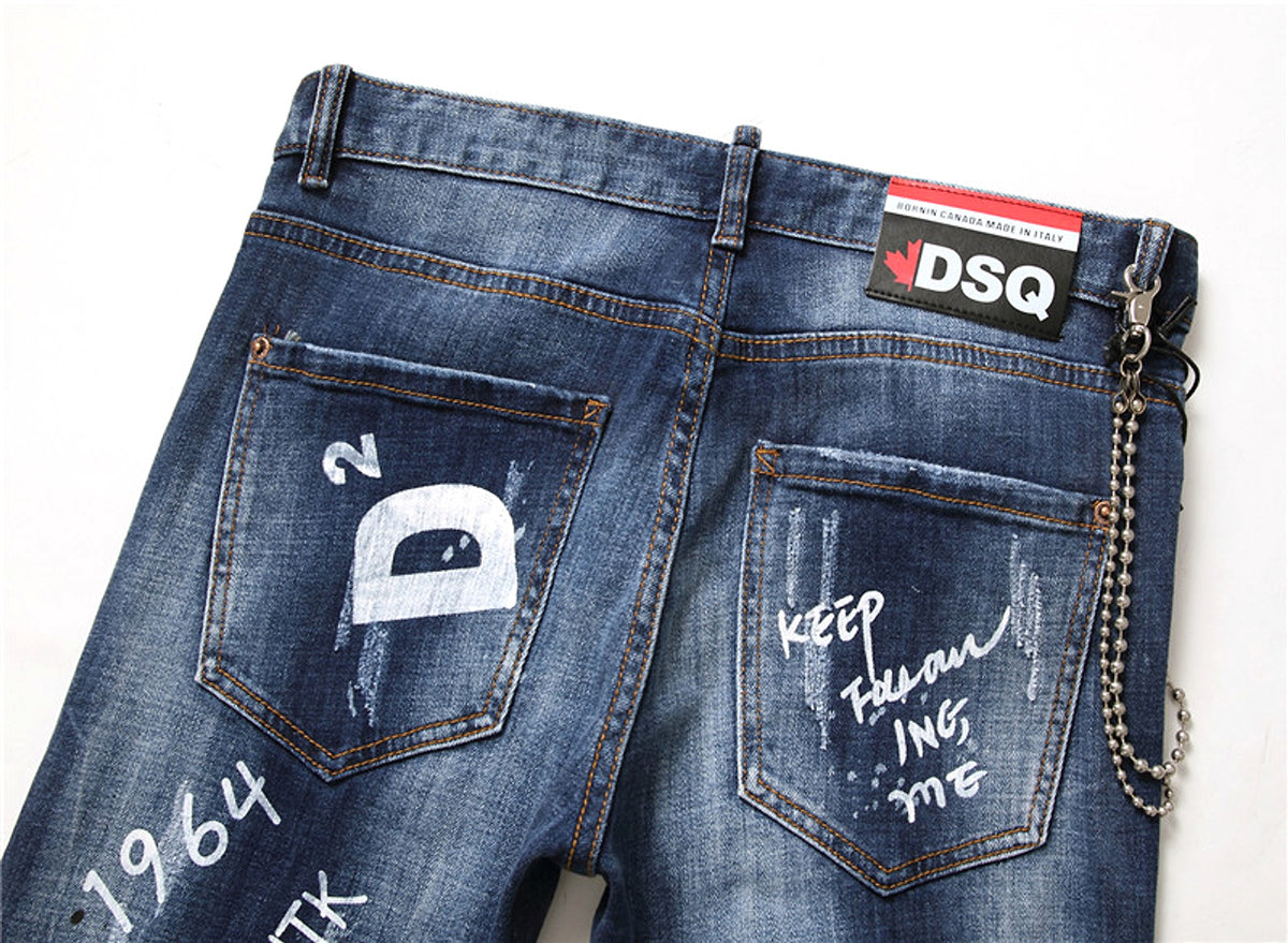 men jeans famous D2 Men slim jeans - enhanced image 3