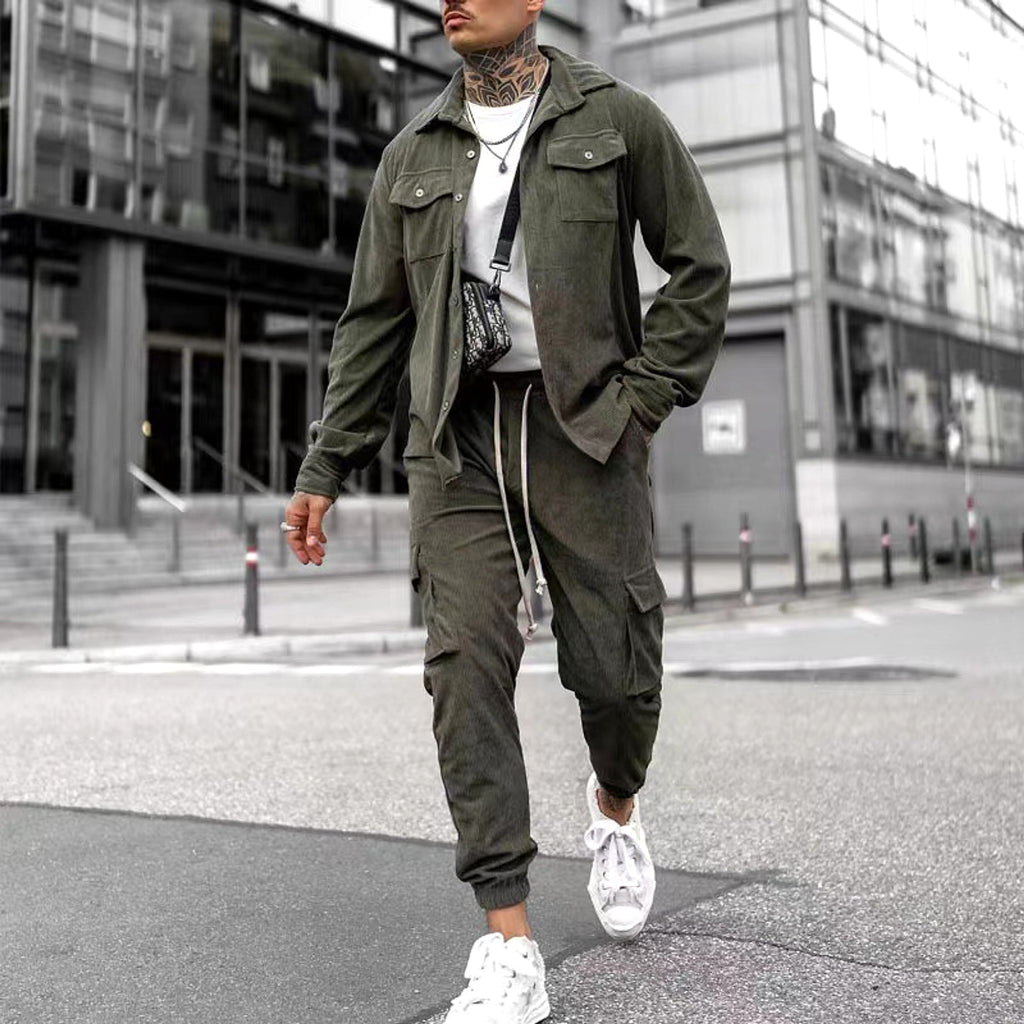LUXEEDIT™ – Ribbed Street Tracksuit Set - enhanced image 3