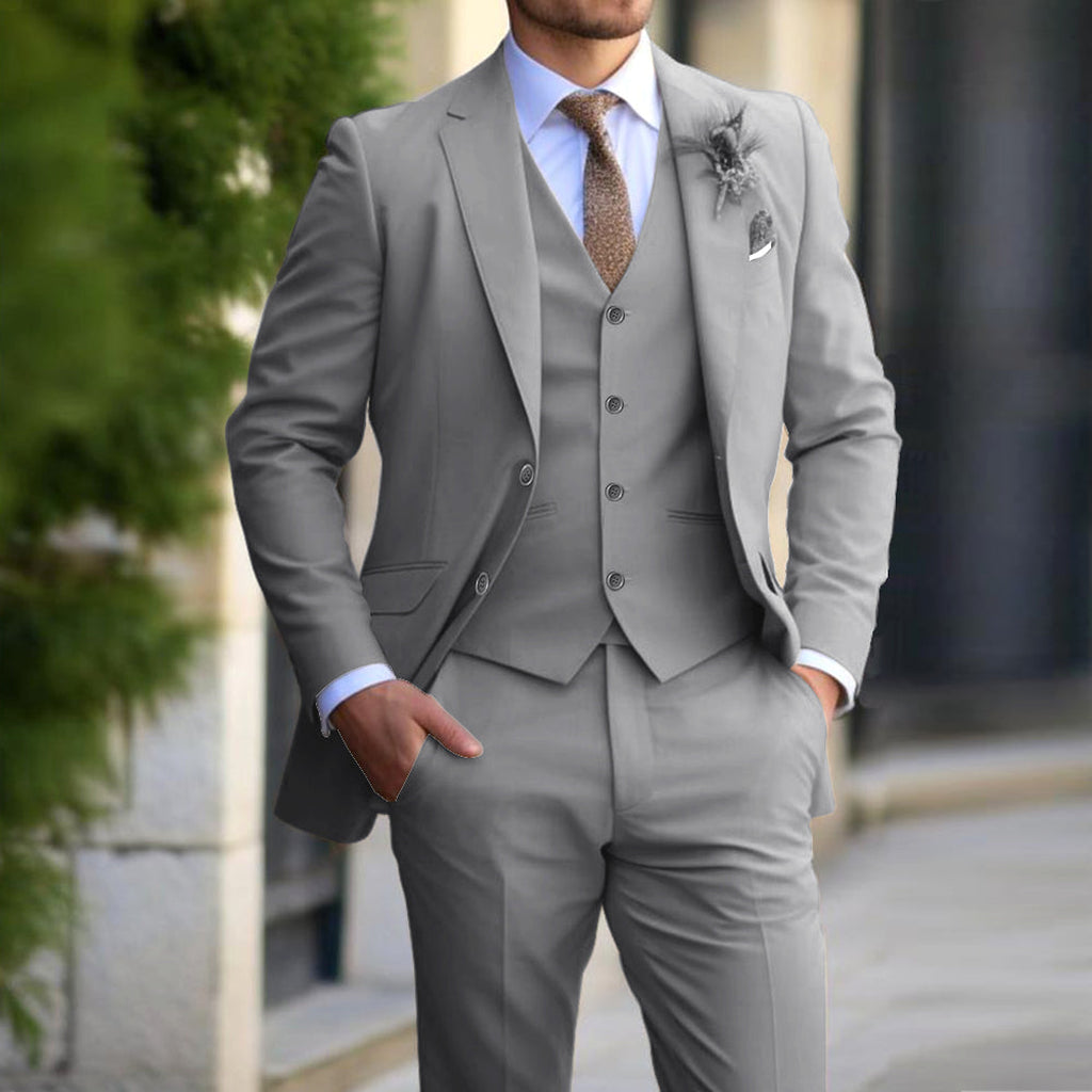 Men's Fashionable Casual Suit Suit - enhanced image 3