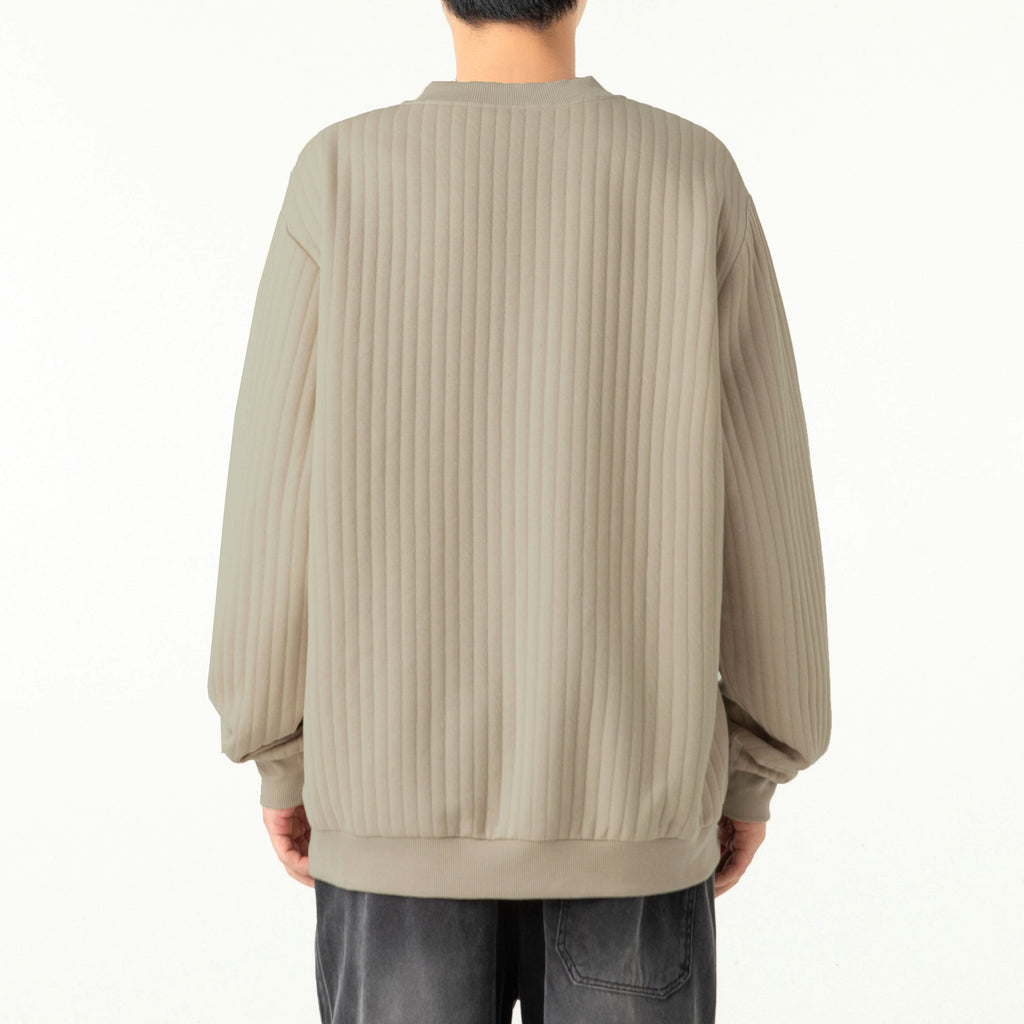 Men's Half-high Collar Button Sweater - enhanced image 3