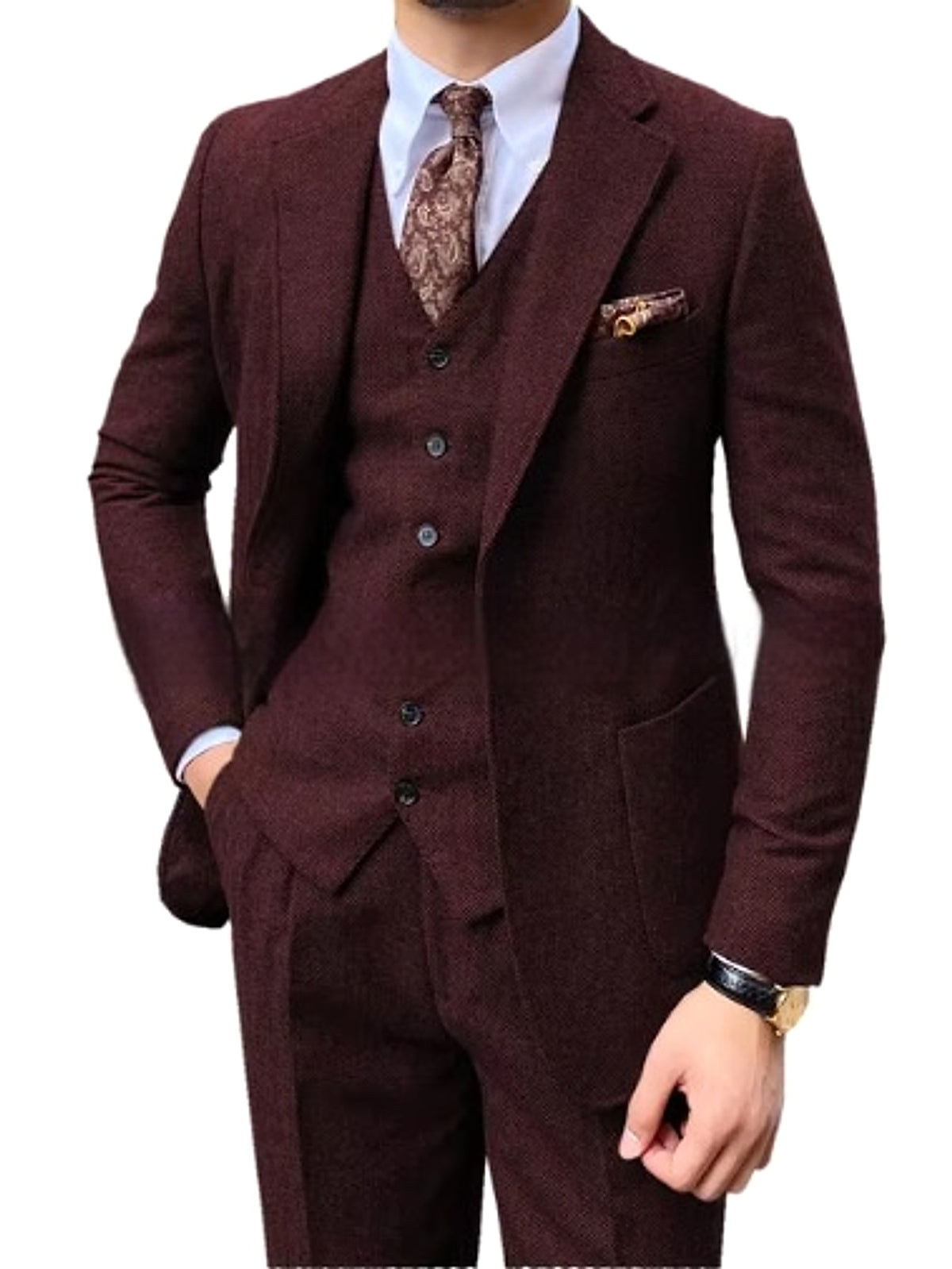 Beaumont™ – Fashion Casual Three-Piece Suit - enhanced image 3