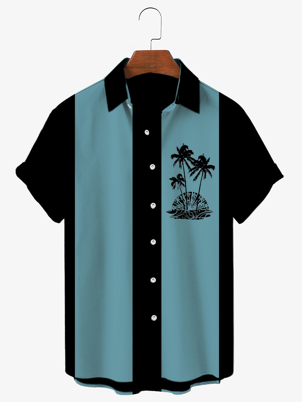 Men's Miami Vice Hawaiian DressShirt - enhanced image 3