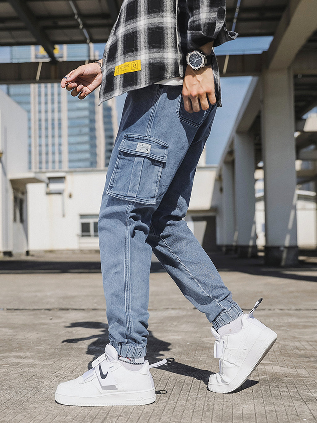 Casual Cargo Pants (Jeans) Men - enhanced image 3