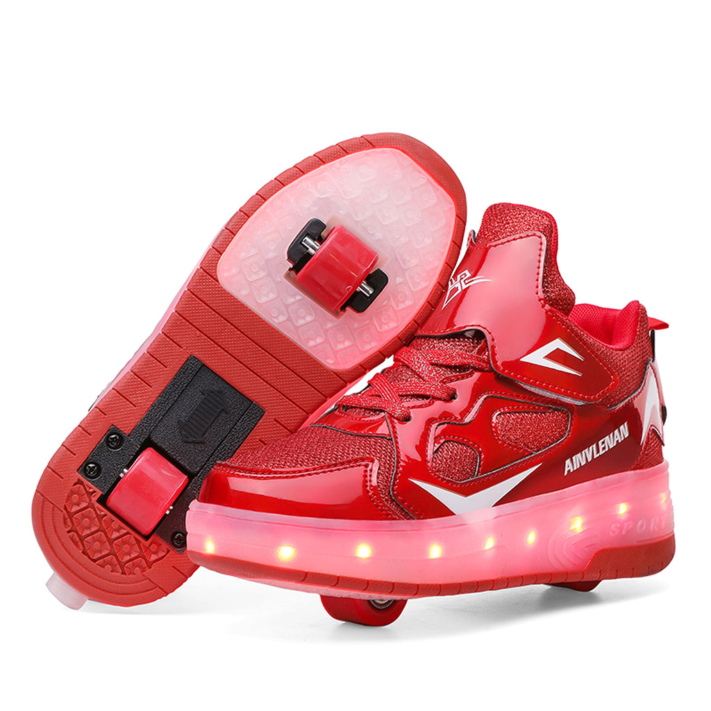 New Boy Student Roller Skating Shoelace Wheels - enhanced image 3