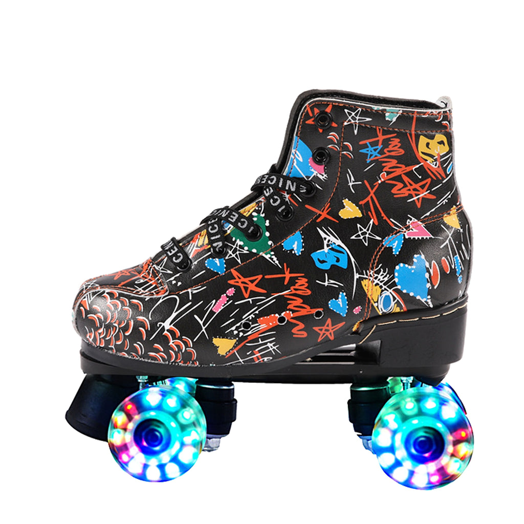 New Cool Roller Skates Double Row Skates - enhanced image 3