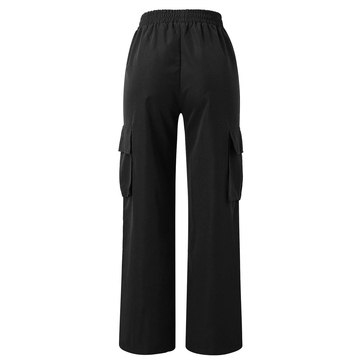 Women Wide Leg Pants Straight Loose (Jeans) - enhanced image 3