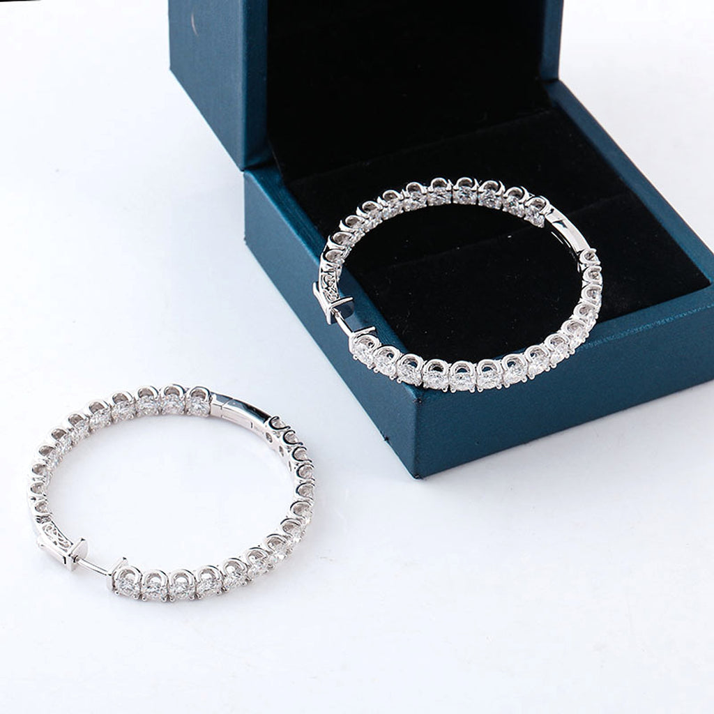 Personalized Big Diameter Earrings – Luxury Statement Jewelry - enhanced image 3
